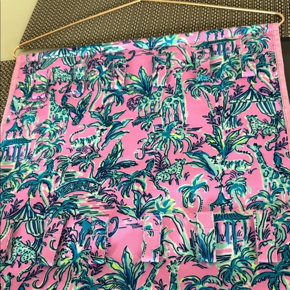 Lilly Pulitzer Pink and Blue Hanging Organizer - Picture 4 of 4